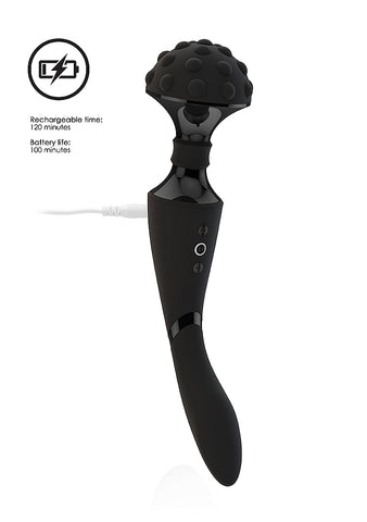 Shiatsu Bendable Body Wand Massager by Shots Toys - Body Wands