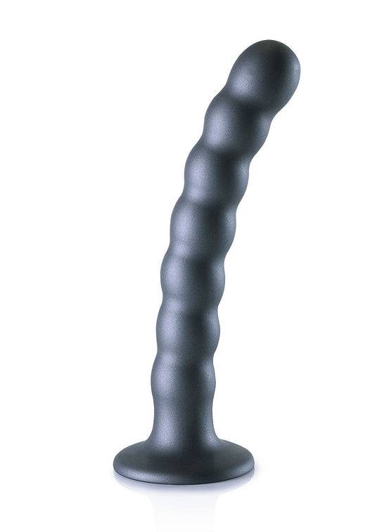Beaded Suction Cup G-Spot Dildo by Shots Toys - Non-Realistic Dildos