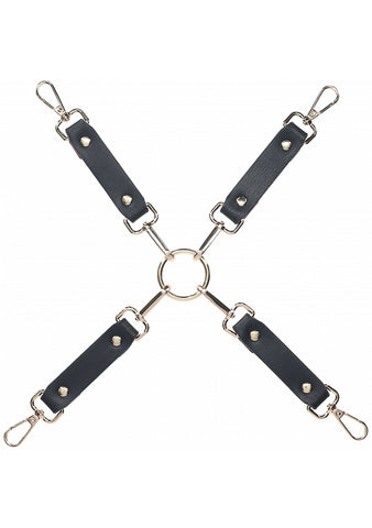 Ouch! Milan Collection Bondage Hogtie Connectors - Cuffs And Restraints