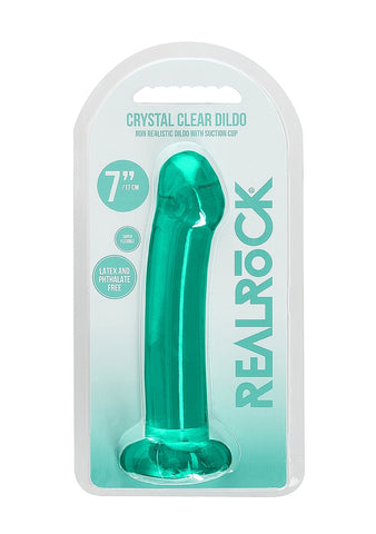 REALROCK Non Realistic Dildo With Suction Cup Dong Blue - Non-Realistic Dildos