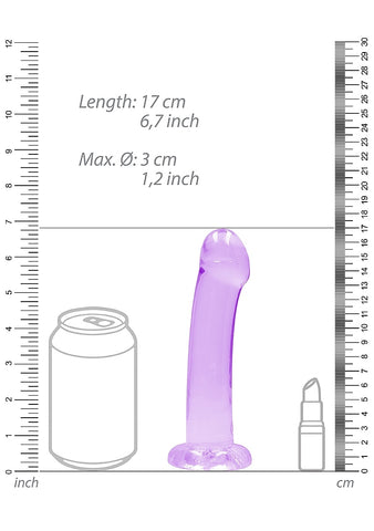 REALROCK Non Realistic Dildo With Suction Cup Dong Pink - Non-Realistic Dildos