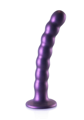 Beaded Suction Cup G-Spot Dildo by Shots Toys - Non-Realistic Dildos