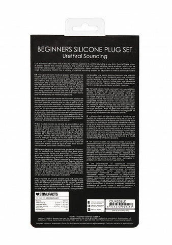 Silicone Urethral Beginners Plug Set by Shots Toys - Urethral Sounds