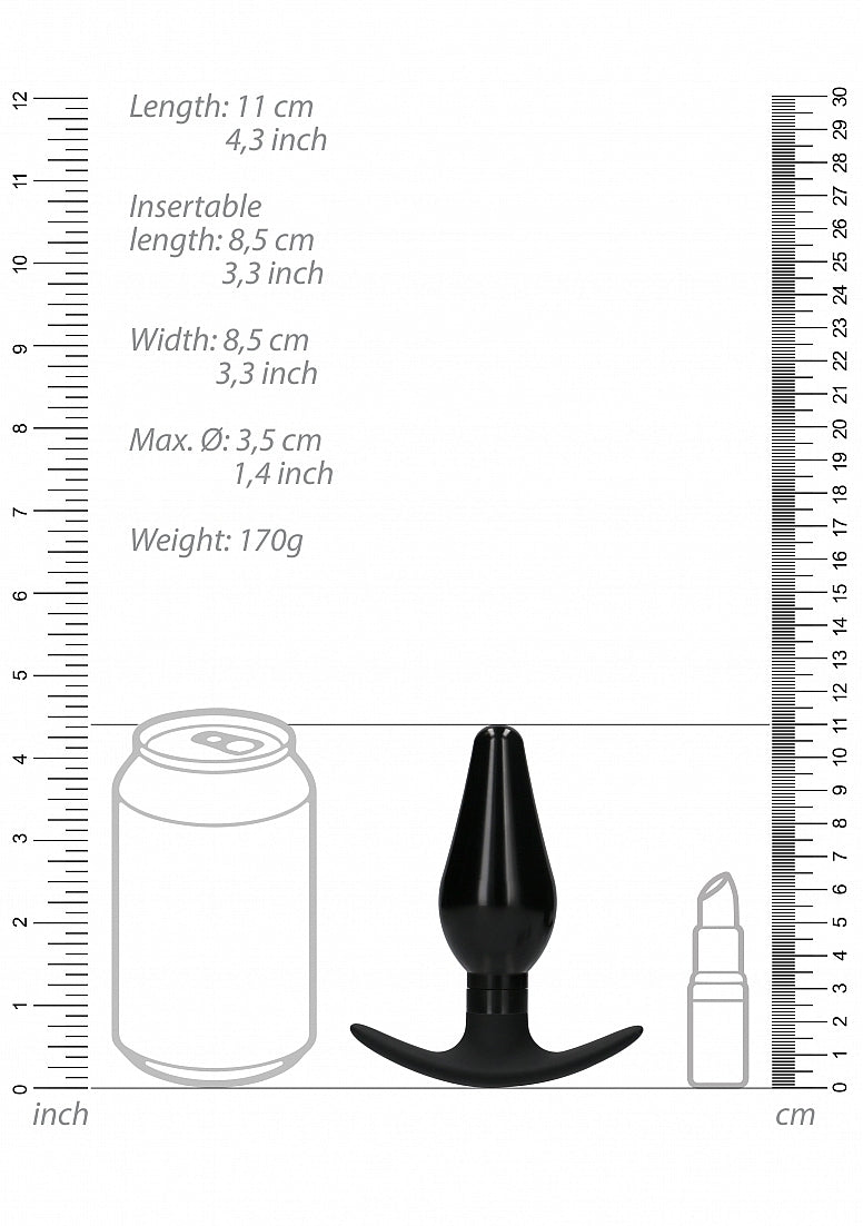 Shots Interchangeable Rounded Butt Plug Set Large - Butt Plugs