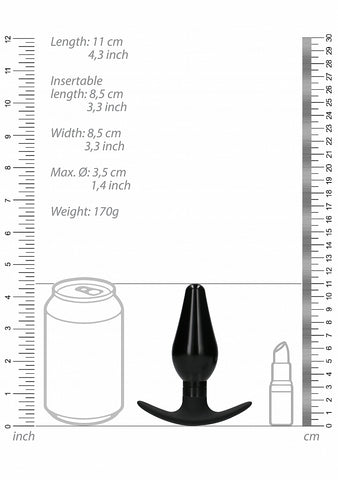 Interchangeable Rounded Butt Plug Set by Shots Toys - Butt Plugs