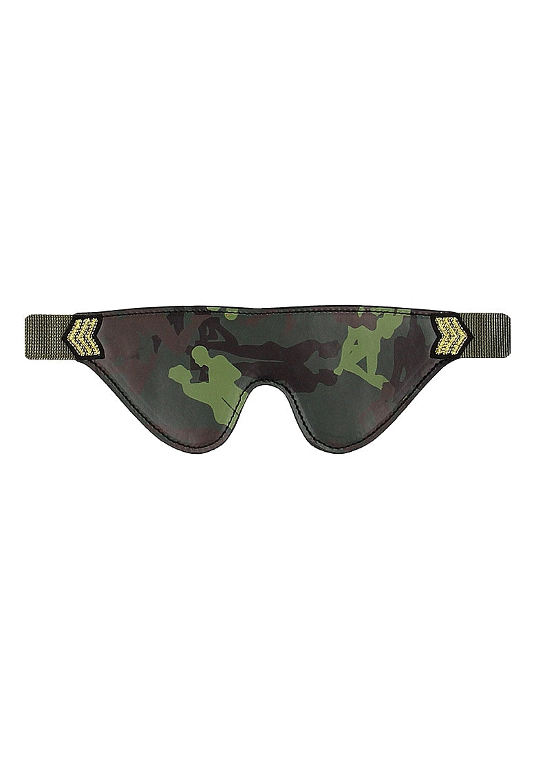 Shots Toys Army Theme BDSM Play Eye Mask - Masks And Blindfolds