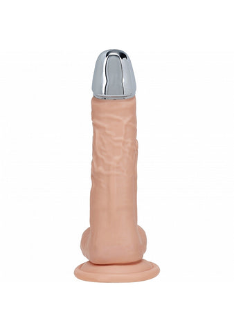 REALROCK Metal Head Realistic Vibrating Dildo 6 Inch - Vibrating Dildos