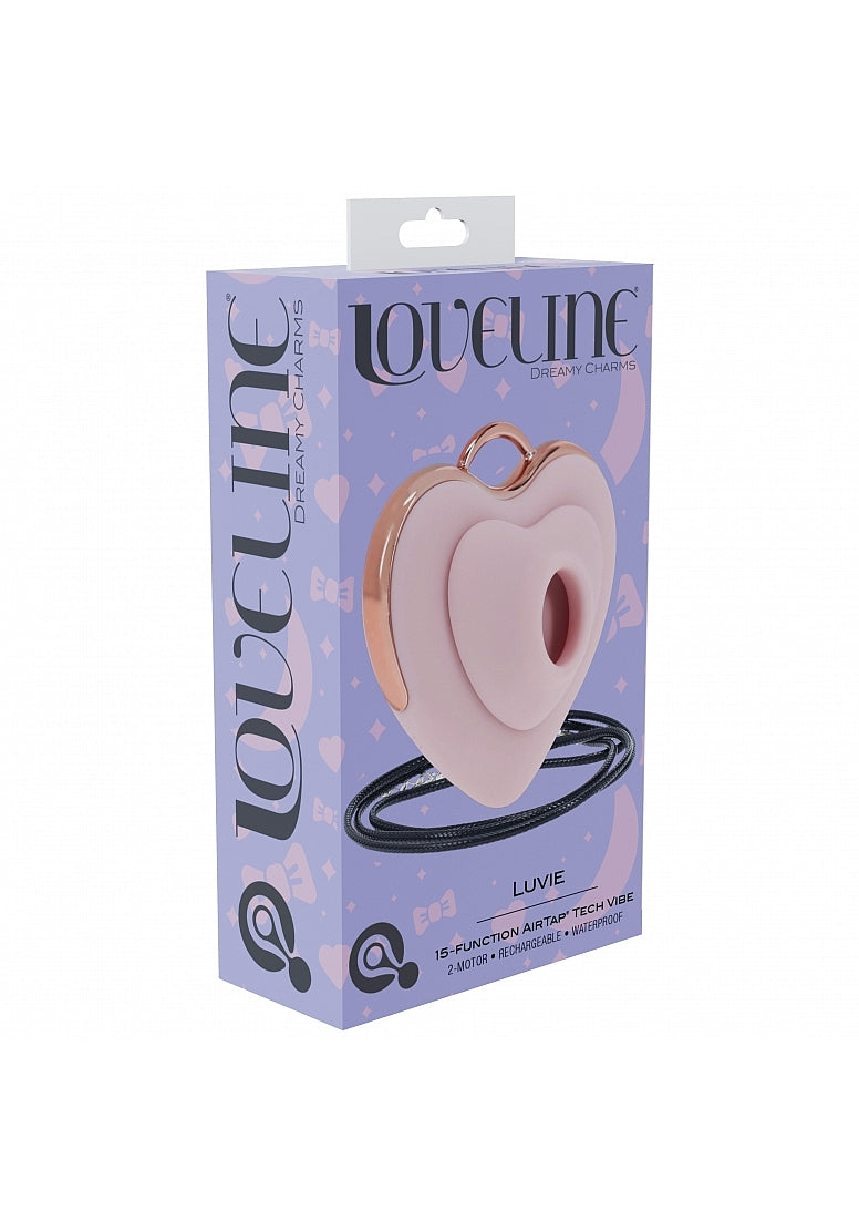Shots Loveline Luvie AirTapTech 10 Speed Clitoral Vibrator - Clit Ticklers and Pulsators