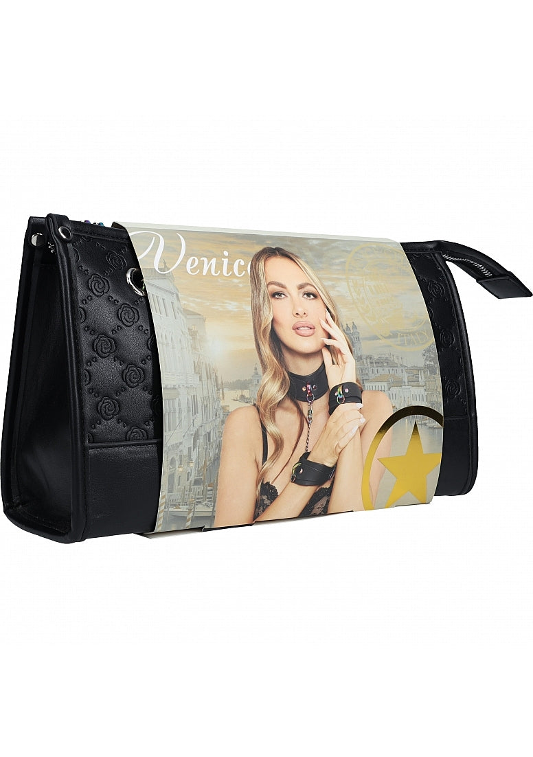 Shots Ouch! Venice Collection Bondage Kit with Bag - Bondage Kits