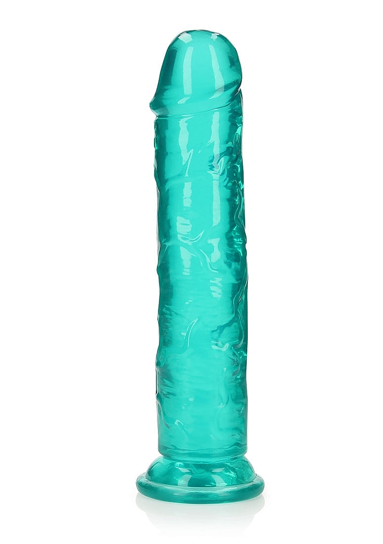 Shots Toys Crystal Clear 9 Inch Straight No Balls Dildo - Realistic Dildos