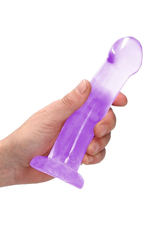 REALROCK Non Realistic Dildo With Suction Cup Dong Pink - Non-Realistic Dildos