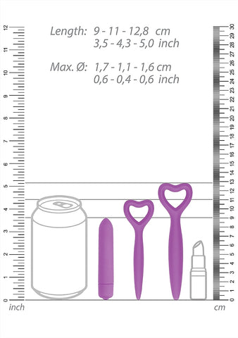 Womens Silicone Vaginal Dilator Dental Set by Shots Toys - Dental and Clinical