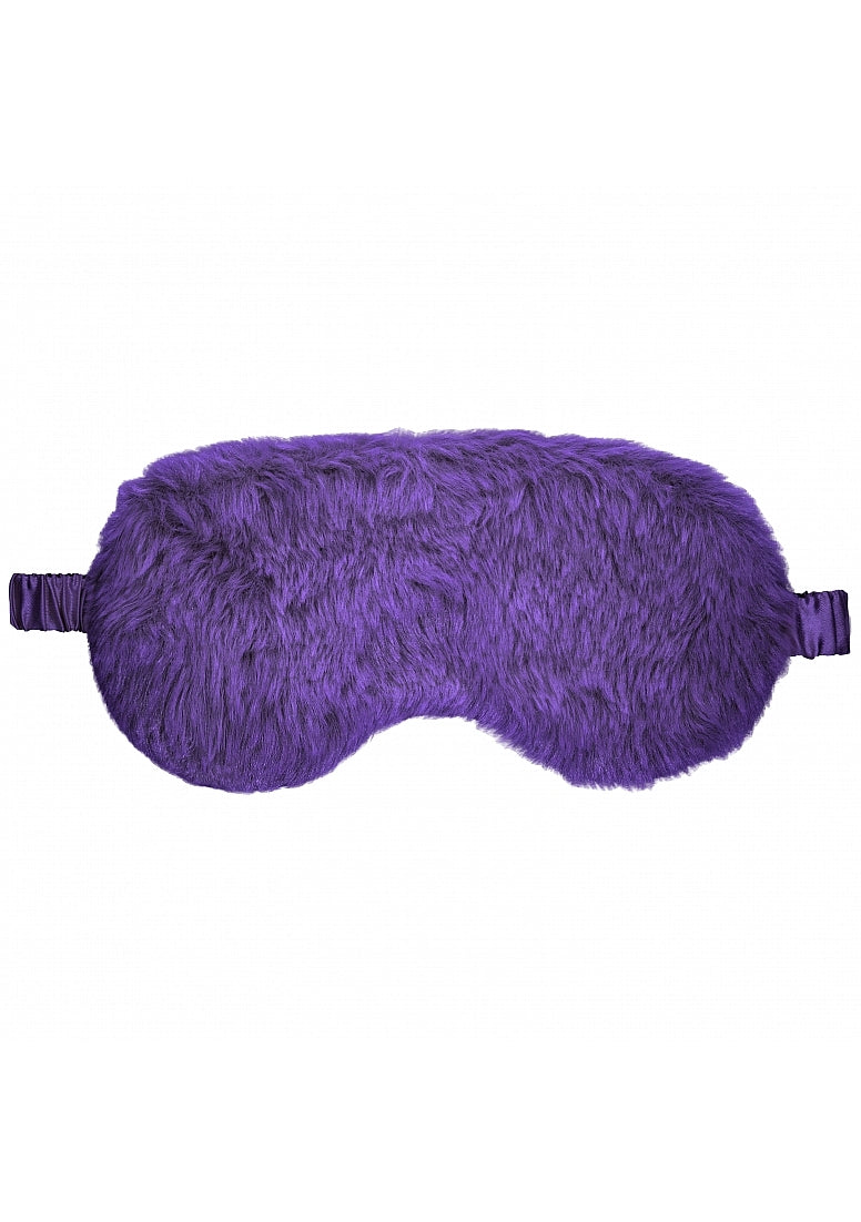 Shots Toys OUCH! Fetish Power Play Fluffy Eye Mask - Masks And Blindfolds