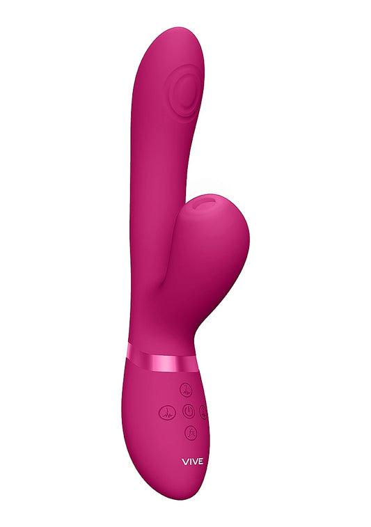 Hide Pulse & Airwave Technology Rabbit Vibrator - Rabbit Vibrators
