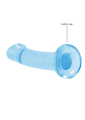 REALROCK Non Realistic Dildo With Suction Cup Dong Blue - Non-Realistic Dildos