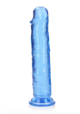 Realrock Crystal Clear 10 Inch Dildo Straight - Realistic Dildos