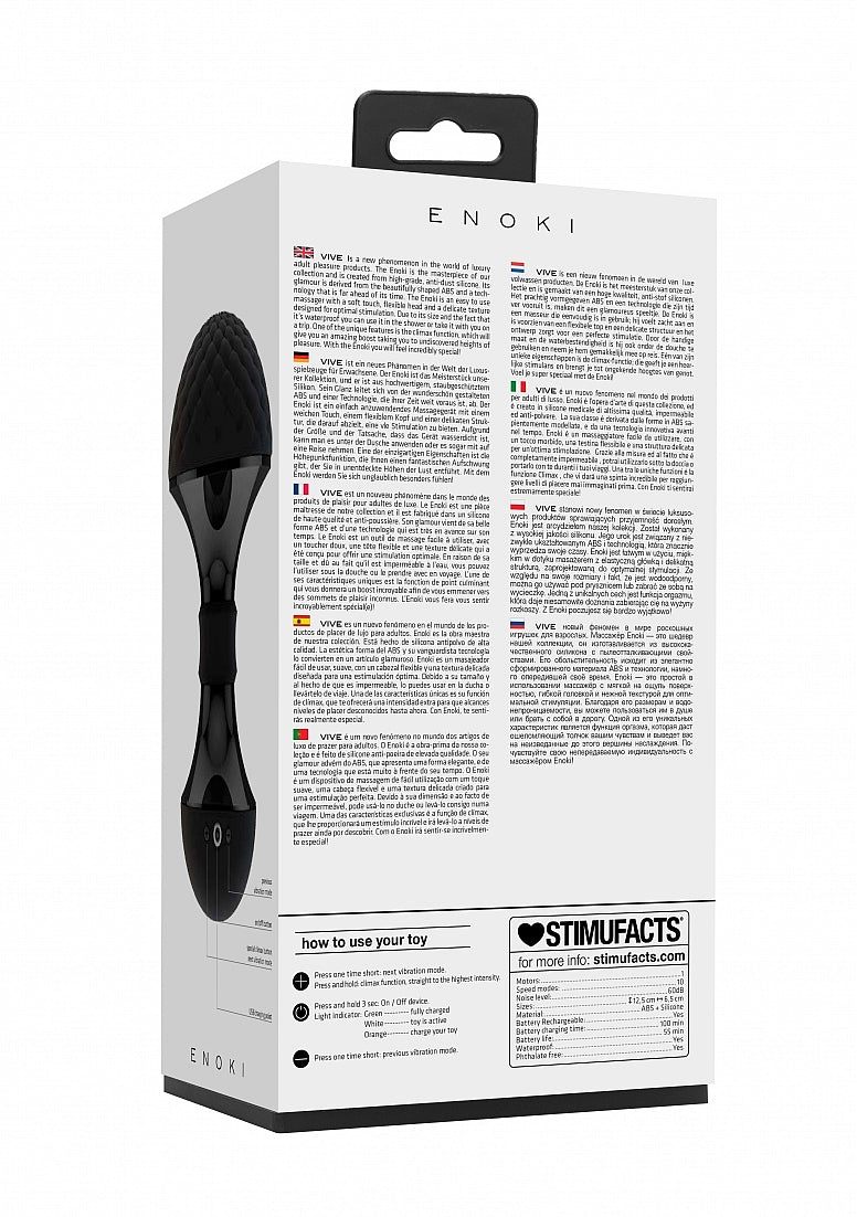 Enoki Bendable Vibrating Body Wand Massager by Shots Toys - Body Wands