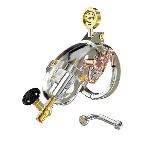 Steampunk male chastity device cock cage by BDStyle - Male Chastity