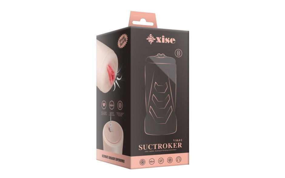 Xise Suctroker Dual Density Sucking Vaginal Masturbator V1 - Masturbators and Strokers