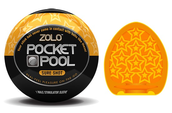 Zolo Pocket Pool Single Sure Shot - - Masturbators and Strokers