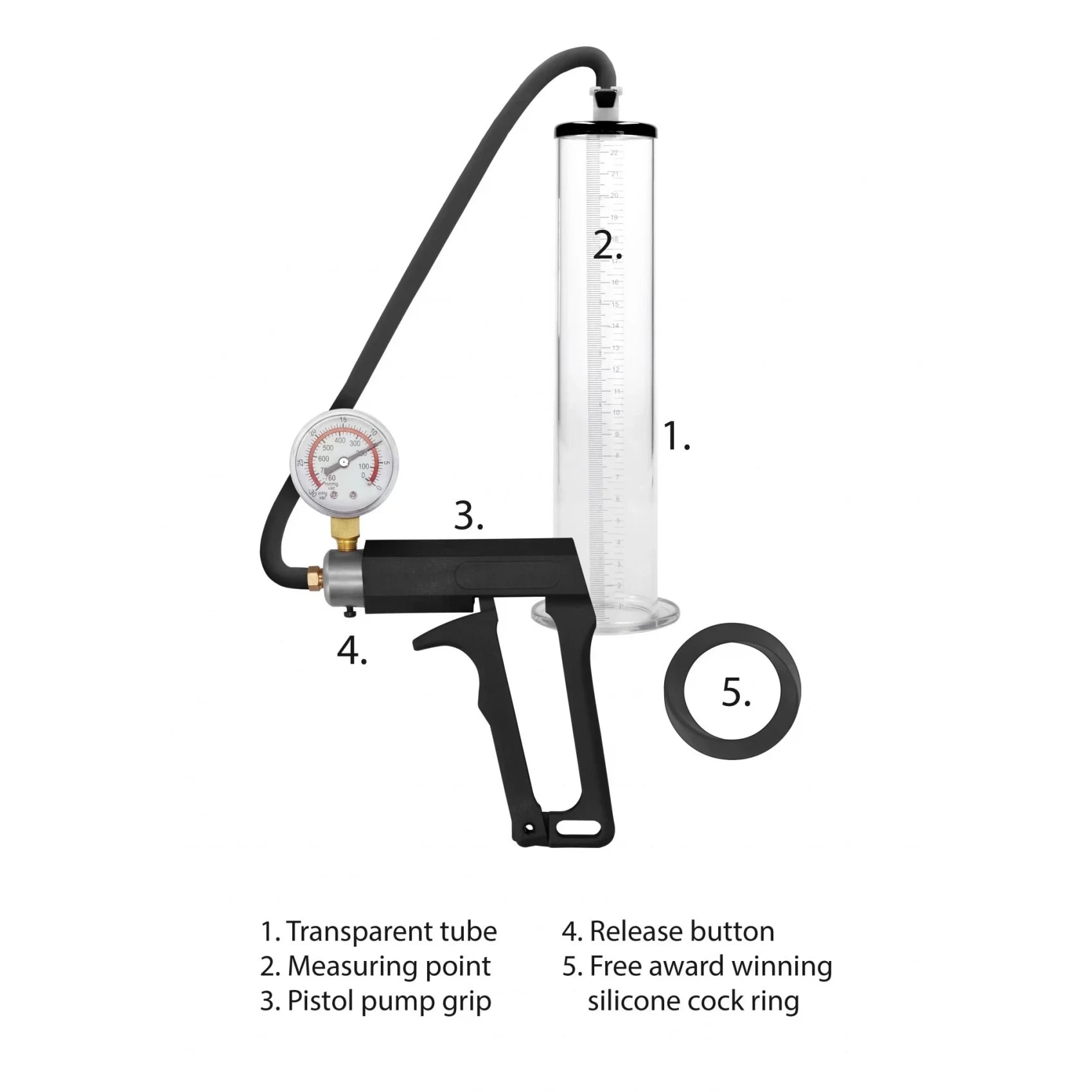 Shots Pumped Ultra-Premium 12 Inch Wide Penis Pump - Penis Pumps And Stretchers