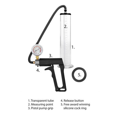 Pumped Ultra- Wide Penis Pump by Shots Toys - Penis Pumps And Stretchers