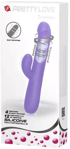 Pretty Love Truman Dual Delight Vibrator by Baile - Rabbit Vibrators