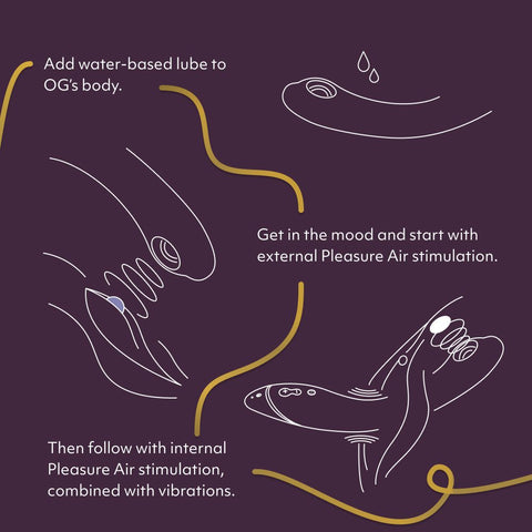 Womanizer OG Pleasure Air G-spot Vibrator by Lovehoney - G-Spot Vibrators