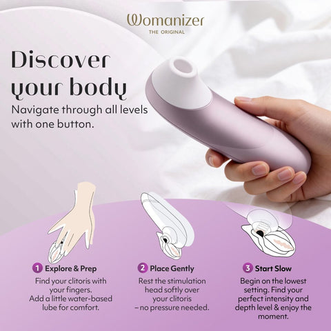 Womanizer Pro Air Pulse Clitoral Massager by Lovehoney - Clit Ticklers and Pulsators
