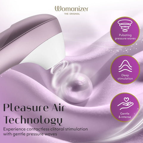 Womanizer Pro Air Pulse Clitoral Massager by Lovehoney - Clit Ticklers and Pulsators