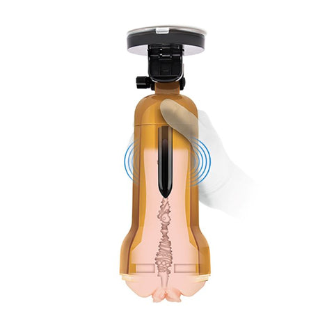 Zolo Personal Trainer Vagina Stroker with Suction Mount - Masturbators and Strokers