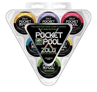 Zolo Pocket Pool Triangle 6 Pack - - Masturbators and Strokers