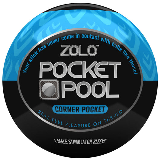 Zolo Pocket Pool Single Corner Pocket - - Masturbators and Strokers