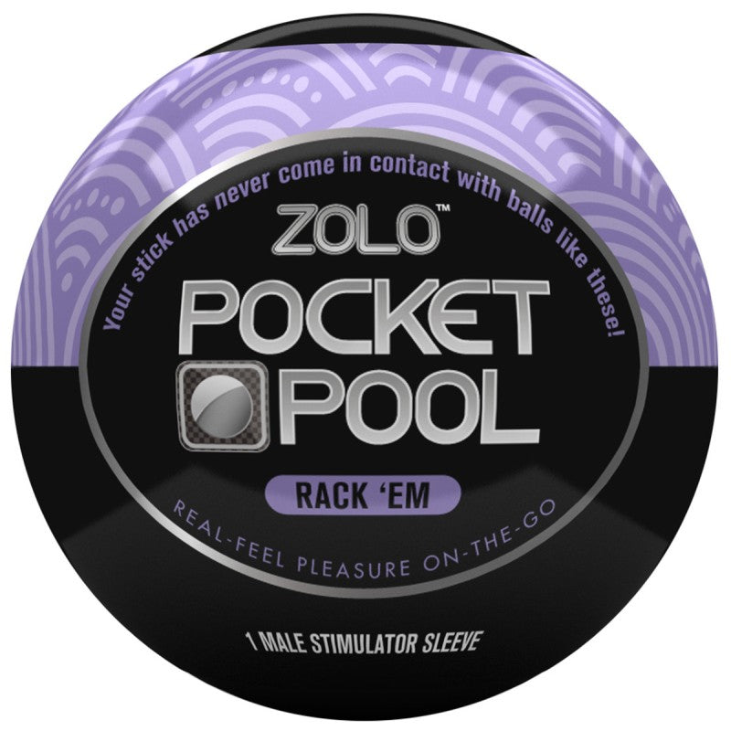 Zolo Pocket Pool Single Rack Em - - Masturbators and Strokers