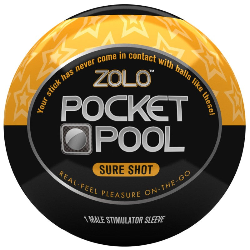 Zolo Pocket Pool Single Sure Shot - - Masturbators and Strokers