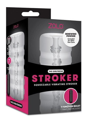 Zolo Girlfriend Squeezable Vibrating Stroker - Masturbators and Strokers