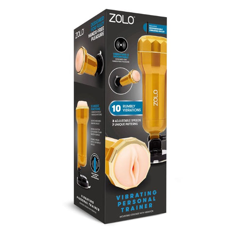 Zolo Personal Trainer Vagina Stroker with Suction Mount - Masturbators and Strokers