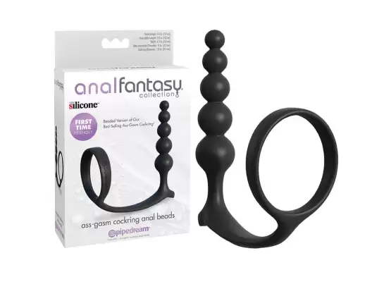 Anal Fantasy Collection Ass-Gasm Cock Ring Beads