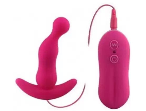 Aphrodisia Curved Vibrating Anal Plug Pink