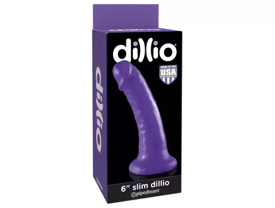 Dillio Slim Dildo Purple