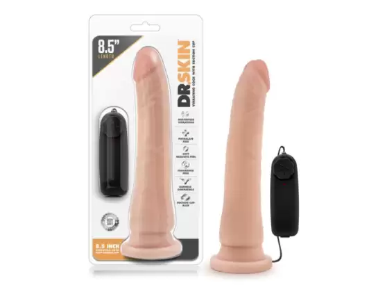Dr. Skin 8.5 Inch Vibrating Realistic Cock