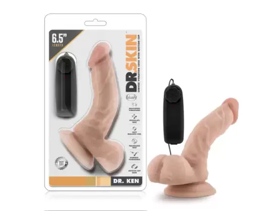 Dr. Skin Dr. Ken - 6.5 Inch Vibrating Cock