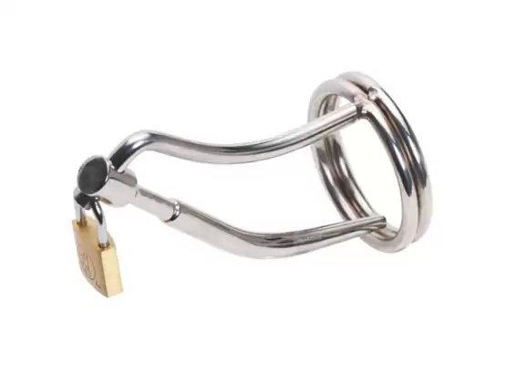 Dual Ringed Cock Trap Male Chastity