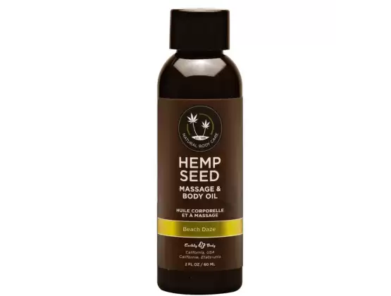 Earthly Body Hemp Seed Massage and Body Oil  59ml