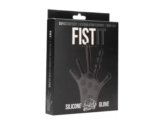 FIST-IT Silicone Stimulation Glove - Black