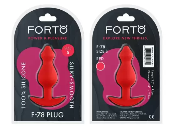 Forto F-78 Pointee Plug Red