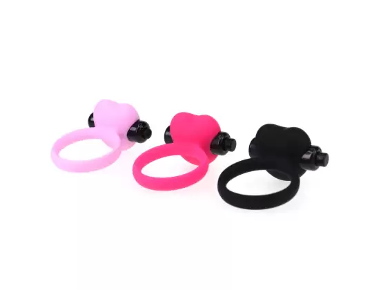 Heart Silicone Vibration Cock Ring
