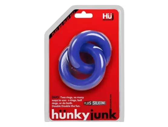Hunkyjunk DUO Linked Cock/Ball Rings