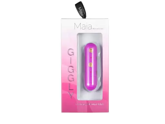 Maia Giggly Rechargeable Bullet - Emoji Pink