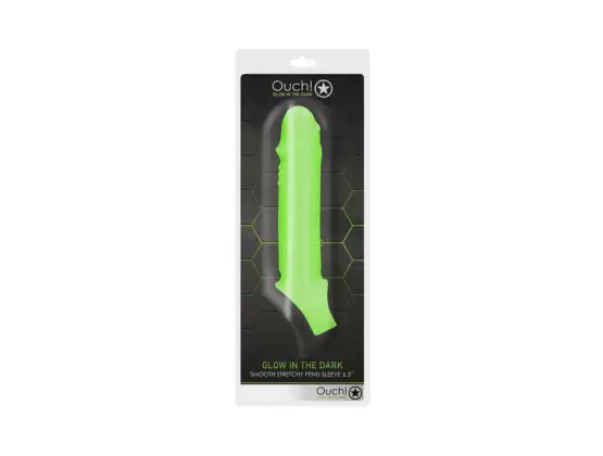 OUCH! Glow In Dark Smooth Stretchy Penis Sleeve